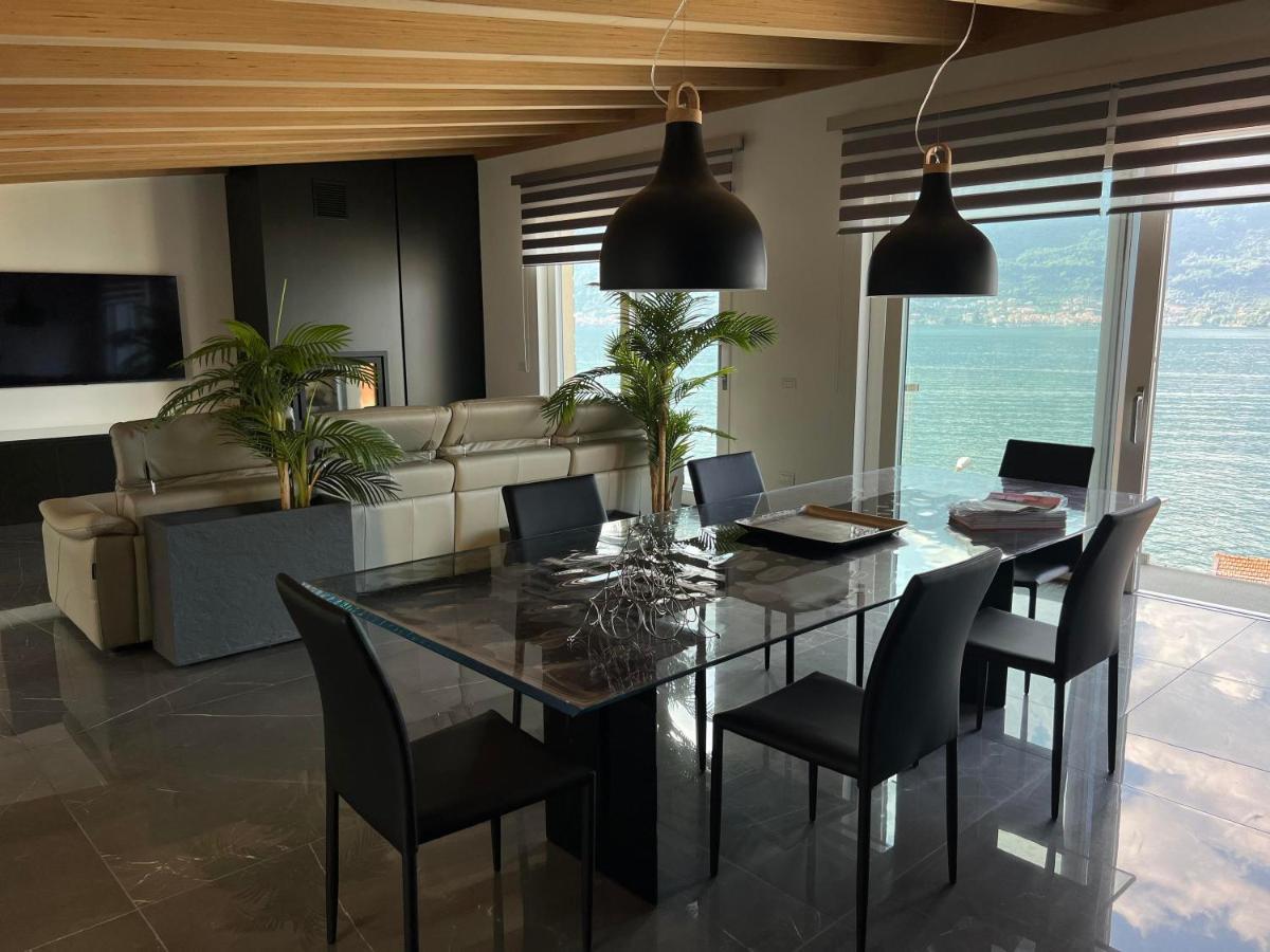 Luxury Lakefront Penthouse Lezzeno Exterior foto